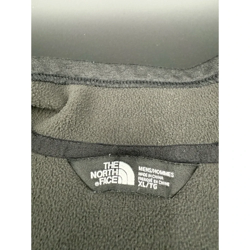 The North Face‎ Zip Up Jacket Men's XL Black Soft Shell (2372)
